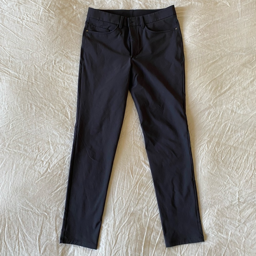 CRZ YOGA All-day Comfort Slim-Fit Golf Pants (31x32, Ink Grey)